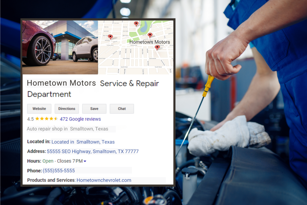 Google Business Profiles for Dealership Service Departments