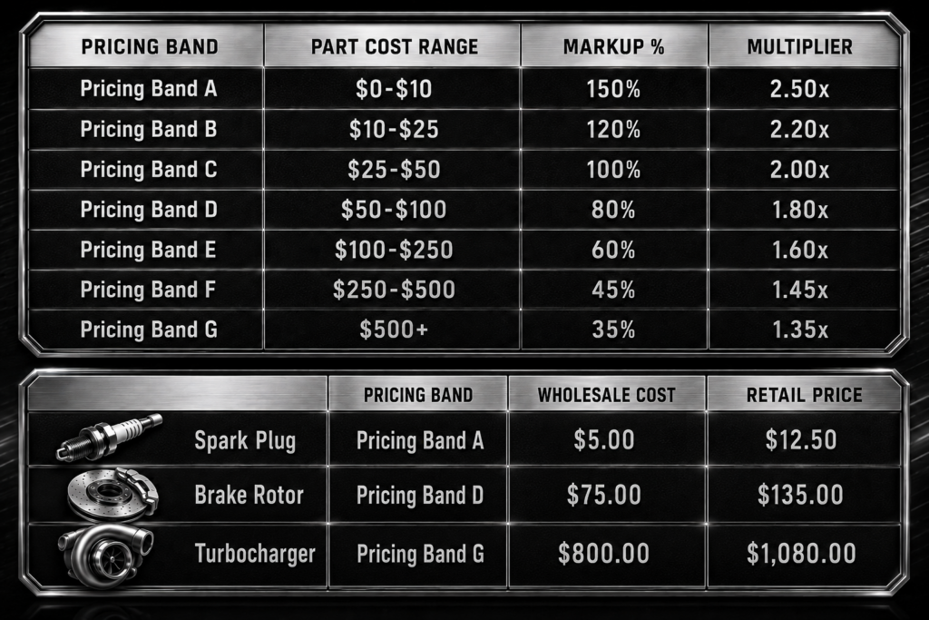Dealership Parts Matrix Pricing